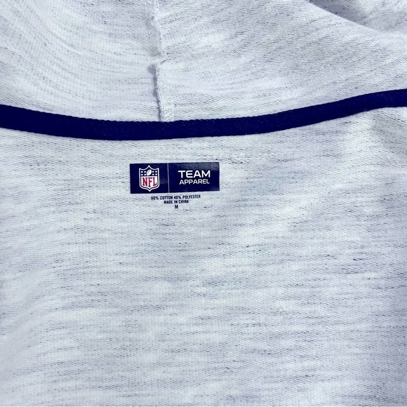 NEW ENGLAND PATRIOTS Women's Space-Dye Full-Zip Fleece Hoodie size M - Picture 13 of 16